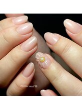 ママネイル(mamanail)/ぷっくりフラワー