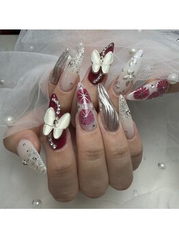 ハートネイル(Heart nail)/前撮りネイル