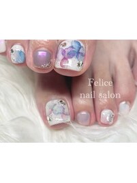 紫陽花/梅雨/ホワイト/デザイン