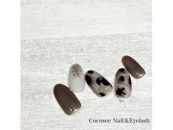 リーチェココ 筑紫野店(RICHE.coco)/ニュアンスレオパードネイル