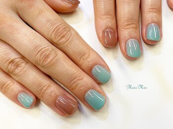 メールメール 和光市本店(MereMer)/チョコミントネイル