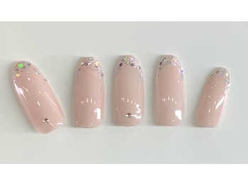 ガラスネイルアート