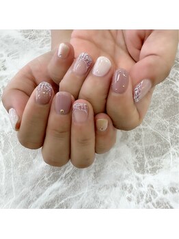 ネイルサロン クール(Nailsalon Coeur)/ツイードネイル