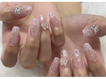 ルノン 獨協大学前店(LUNON)/キラキラワンホンネイル