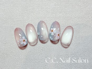 シーシーネイルサロン 池袋(C.C.Nail salon)/春の桜ネイル