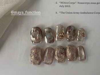 ファンクションネイルズ 表参道 原宿(FUNCTION NAILS)/マンスリーデザイン/ニュアンス