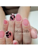キイコネイル(kiiko.nail)/ミルキーカラー艶ネイル