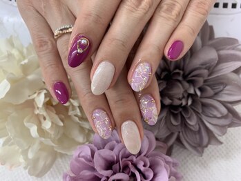 ディーネイル 天王寺(D-nail)/(松崎)フラワーアート♪