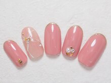 シックネイル(CHIC nail)/ニュアンス フラワー デザイン