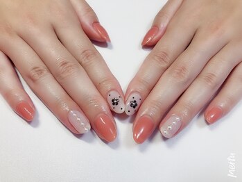 ビューティーネイル(Beauty Nail)/ホロでお花