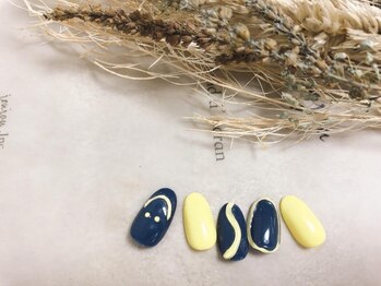 キキネイル たまプラーザ店(kikinail)/3月定額B ニコちゃん