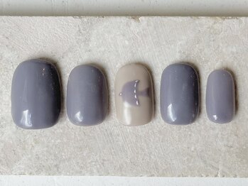カラ ネイル 中津店(calla nail)/purple beige