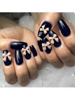 グロウネイル(Glow.Nail)/リボンネイル