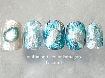クレオ 中目黒店(Cleo)/【7月】メタリック×ターコイズ