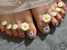 アールビーネイル(RB_nail)/冬フットネイル