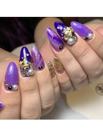 ～パープルネイル～