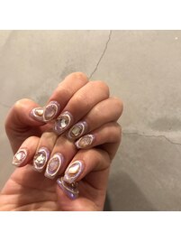 ぽこぽこネイル♪