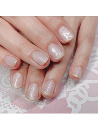 秋ラメネイル