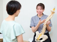 ビーチェック 長久手店(B-Check)/骨格模型を使って説明