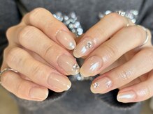 シルク ド リバー(Silk de River)/ホワイトオーロラ×Vカット