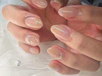 ノンノンネイル(Nonnon.nail)/ベージュニュアンス