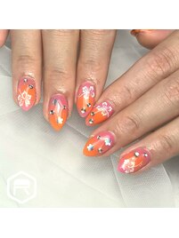 蛍光カラーハイビスカス