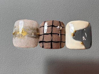 シューミーネイル(syu-mii nail)/【FOOT】親指art(2本)