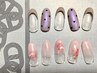 【ハンド】毎月デザイン変わるジェル定額/ゴージャスデザイン70分¥12100