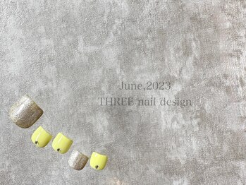 スリー(THREE)/June 2023/nail design