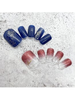 タネモト(Tanemoto)/10月フットネイル¥6600