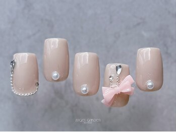 エンジェルガーデン 青山店(Angelgarden)/ベージュネイル 