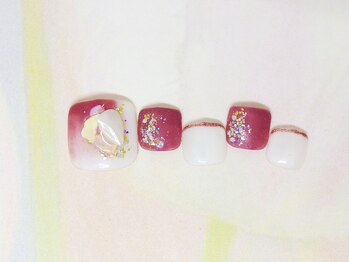 ネイルライフ(NailLife)/ぬりかけホログラムシェルフット