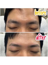 フォーツー(four two)/眉毛ビフォーアフター