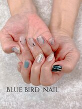 ブルーバードネイル(Blue bird nail)/ニュアンス nail