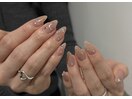 ◇ベージュ×ストーンネイル◇