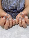 グラデーションネイル＋550円