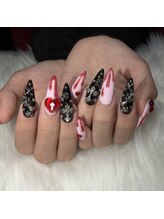 ハートネイル(Heart nail)/地雷ネイル