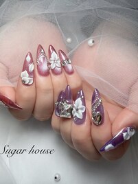 お任せ3Dフラワーネイル
