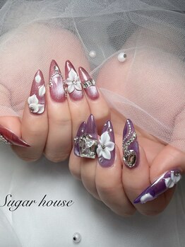 お任せ3Dフラワーネイル