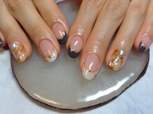 ラウト デコレーションアンドネイルサロン(Lauto Decoration&Nail Salon)/べっ甲＆フレンチネイル