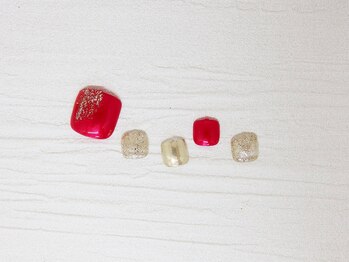 ティーエヌ 名古屋矢場町店/フット デザインネイル¥6980