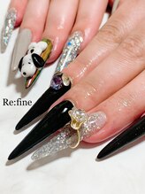 リファイン(Re:fine)/スカルプ4本アート付け放題