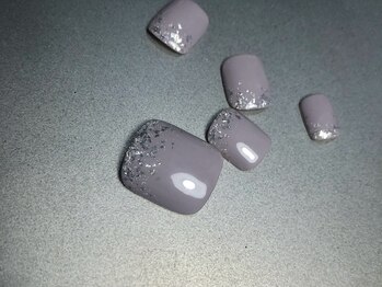 オーラリー ネイル アート メゾン(ORRERY nail art maison)/フット / ラメグラデーション
