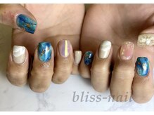 ブリスネイル(bliss-nail)/大理石ネイル