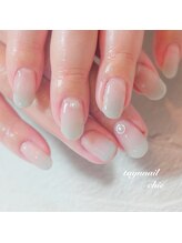 たゆ ネイル(たゆnail)/ナチュラルグレーグラデーション