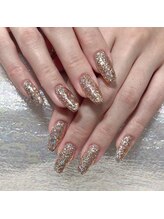 クイーンズビューティーサロン 新宿本店(Queen's beauty salon)/チップ長さだしワンカラー