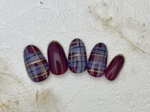 ビオトーププラス 銀座本店(bio tope+)/チェックネイル　銀座フィルイン