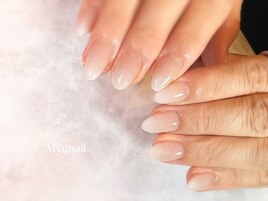 ミルキーネイル/上品ネイル