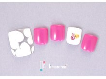 リモアネイル(limore nail)/【フット】ハート☆