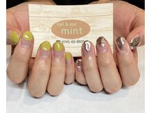 ネイルアンドアイ ミント(nail＆eye mint)/でこぼこネイル